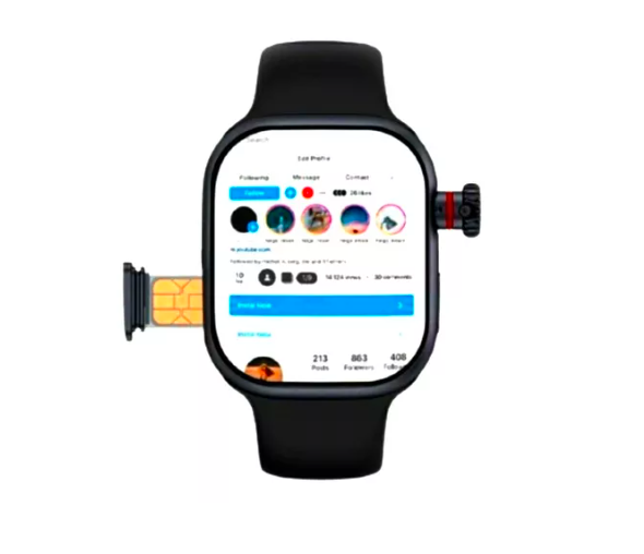 Watch ST12 Puce Série 9 Montre intelligente