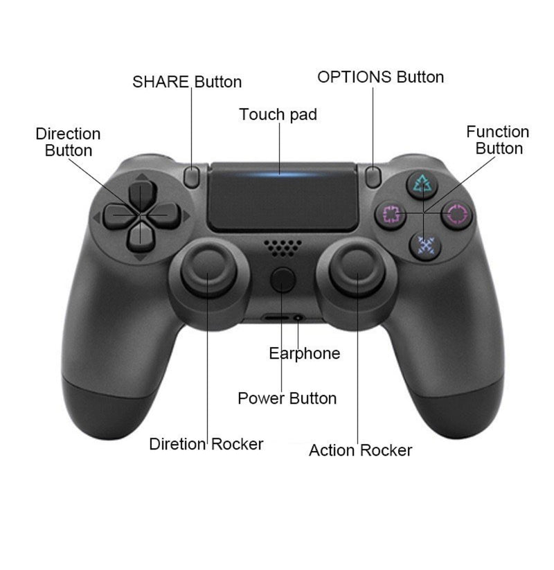 PS4 controller Avec Bluetooth